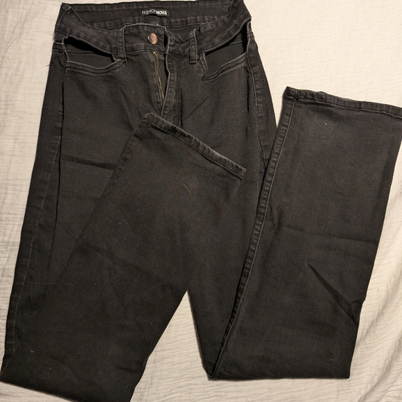 Fashion Nova Denim - Fashion Nova Black Jeans